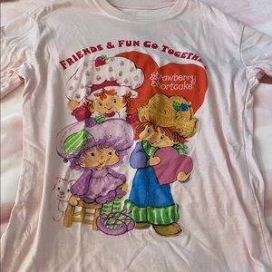 Strawberry Shortcake Friends Graphic Tee - Pink